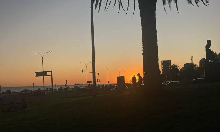 Aplausos al atardecer